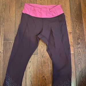 Lulu lemon cropped legging size 4.